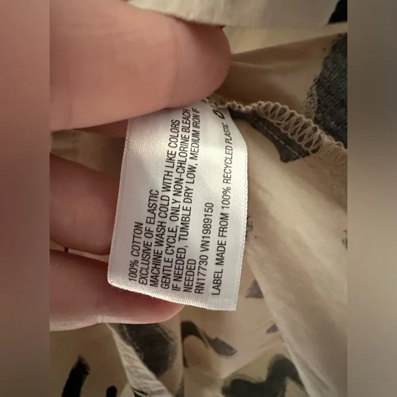 A New Day Women’s XS Strapless Smocked Tube Top Midi Sun Dress, Cream & Black - Picture 6 of 11